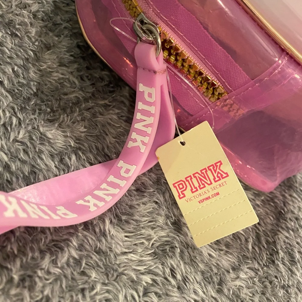 2 COACH New York Compact Mirror Glitter Heart ❤️ and 🦋 Free PINK Makeup NWT - Picture 4 of 5